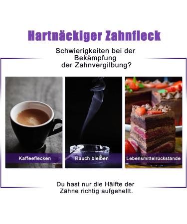 Buy 2 Piece Purple Teeth Whitening Toothpaste - V34 Color Corrector Serum for Coffee & Smoke Stain Removal | Brighten Yellow Teeth Naturally - Buy Online on GoSupps.com