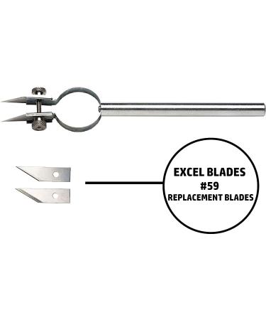 Excel Blades 30608 Dual Strip Cutter - Adjustable Width Twin Blade Knife for Paper, Clay & More - Buy Online on GoSupps.com