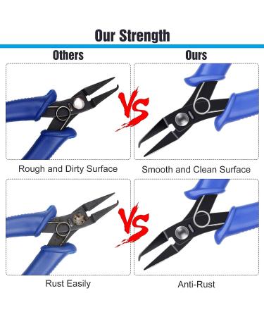 Evatage Split Ring Pliers Set - 2Pc Jewelry Making Tool for Opening Split Rings & Key Chains - Ideal for Beading & Jewelry Repair - Buy Online on GoSupps.com