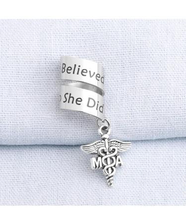 Zuo Bao MA Stethoscope ID - Perfect Medical Assistant Graduation Gift - 'She Believed She Could So She Did - Buy Online on GoSupps.com