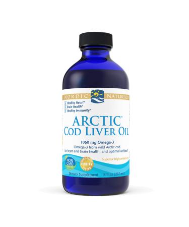 Nordic Naturals Arctic Cod Liver Oil 8 fl oz (237 ml) - Buy Online on GoSupps.com