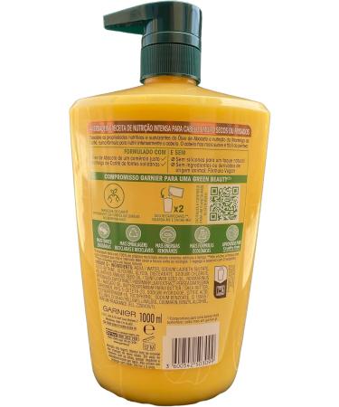 Garnier Pack with 6X1L Ultra Doux Champ Abacate Oil and Shea Butter - Intense Nutrition for Dry and Frizzy Hair - 1 Liter - Buy Online on GoSupps.com