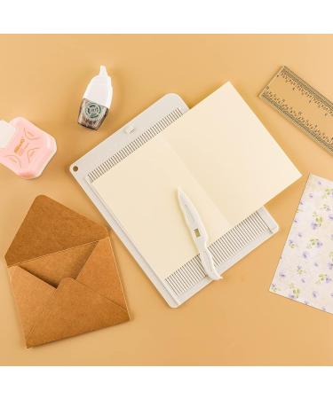 Mini 6.4x8.5 Multi-Purpose Scoring Board & Envelope Maker Set for Card Making and Crafts Projects - Buy Online on GoSupps.com