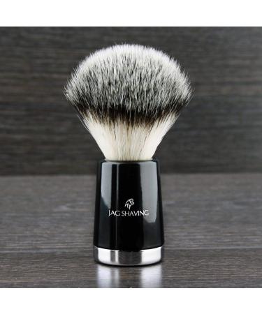 Synthetic Dachs Look Like Hair Razor brush for men.Easy to care and durable hair made of black synthetic resin handle.Perfect brush for everyday use.
