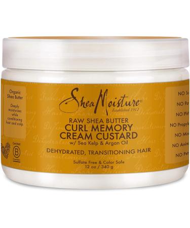 Shea Moisture Raw Shea Butter Curl Memory Cream Custard 12 oz - Buy Online on GoSupps.com