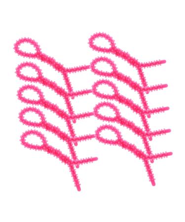 FOMIYES 10pcs Perm Tools Barber Spiral Perm Rod Perm Rods for Short Hair Curling Perm Rod 15.00X0.60X0.60CM Rosy