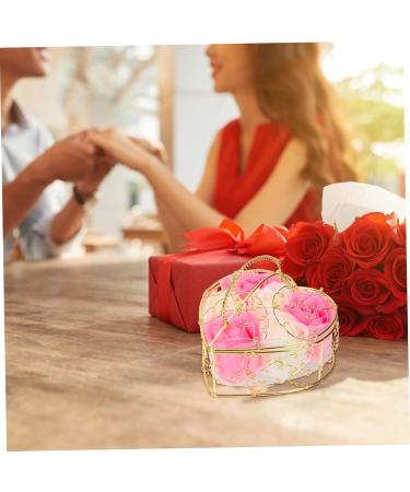 ORFOFE 2 Boxes Soap Rose Bath Pink Basket Bath Soaps Pink Soap for Women Birthday for Teens for Coworkers Bath Decorative Soap Rose Petals for Bath - Buy Online on GoSupps.com
