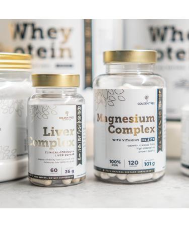 Golden Tree Liver Complex - 100% Natural Vegan Liver Detox with Milk Thistle Artichoke Dandelion & Essential Vitamins - Buy Online on GoSupps.com