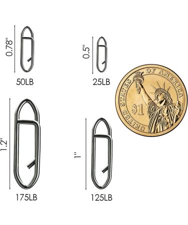 Dr.Fish Stainless Steel Fishing Power Clips - 25LB Micro Quick Snap Connectors 20 Pack - Buy Online on GoSupps.com