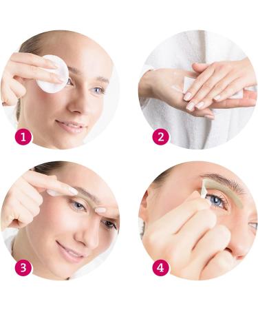 Elmaris Eyebrow Cold Wax Streaks - Precision Waxing for All Eyebrow Shapes | Pain-Free & Long-Lasting | 20 Blisters 40 Strips - Perfect for Everyone | International Shipping Available - Buy Online on GoSupps.com