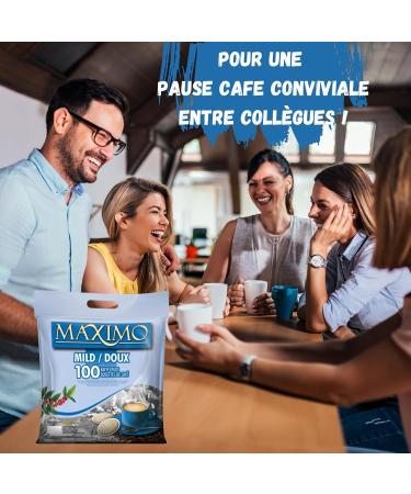 MAXIMO Doux | 7x100 SENSEO compatible coffee pods | Individually packaged for better conservation and impeccable hygiene - Buy Online on GoSupps.com