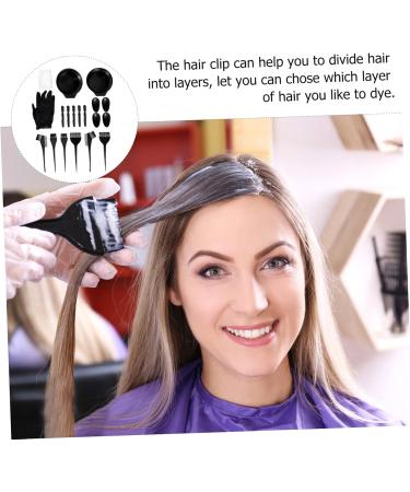Mikinona 1 Set Hair Coloring Tools Hairdressing Clips Hair Mixing Bowl Hair Tinting Bowl Hair Color Brush Dye Mixing Bowl Professional Styling Tools Hair Coloring Kit Plastic Hair Dye Cloak - Buy Online on GoSupps.com