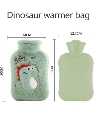 Heat Bottle for Children - Dinosaur Hot Water Bottle with Washable Cover | Perfect Christmas & Winter Gift for Warmth - Buy Online on GoSupps.com