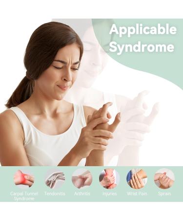 Wrist Brace for Carpal Tunnel Relief | Adjustable Support Splint for Tendonitis Arthritis & Injuries - Left & Right Hand - Buy Online on GoSupps.com