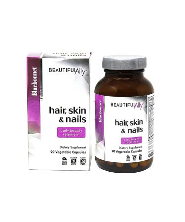 Bluebonnet Nutrition Beautiful Ally Hair Skin & Nails 90 Vegetable Capsules