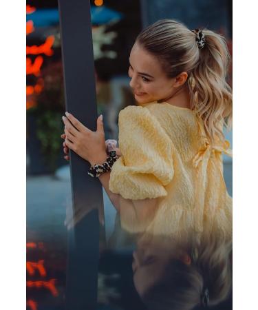 Invisibobble Hair Tie Leo Scrunchie Purrfection - Strong Hold Scrunchies for Women & Girls | Stylish Velvet Hair Accessories Designed in Munich - Buy Online on GoSupps.com