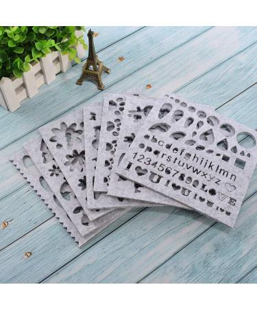 Wixine 7pcs Needle Felting Applique Mold Set for DIY Wool Felt Handicrafts - Buy Online on GoSupps.com