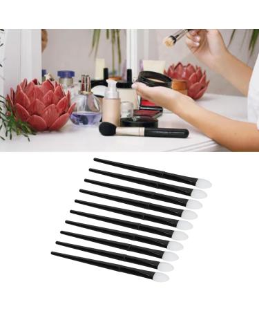 Silicone Glitter Applicator Curved Brush Tip Long Lasting Silicone Eyeshadow Brush Comfortable 10pcs for Liquid Eye Shadows - Buy Online on GoSupps.com