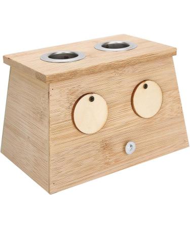 Moxibustion Bamboo Box - 3 Types | Popular Moxa Roll Stick Holder & Acupuncture Massage Tool (2 Holes) - International Shipping Available - Buy Online on GoSupps.com