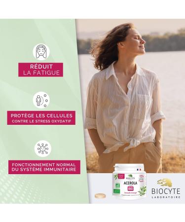 BIOCYTE Ac rola Bio - Compl ment Alimentaire Immunit & Energie - Vitamine C Issue d'Ac rola Bio - Adulte & Enfant - Programme de 20 jours - Buy Online on GoSupps.com