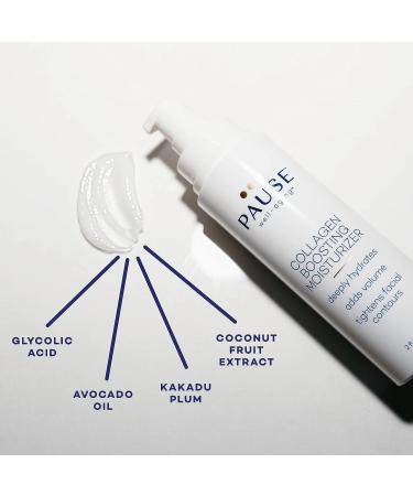 Pause Well Aging Collagen Boosting Moisturizer - Hyaluronic Acid, Vitamin B3 & C - 2 fl oz - Buy Online on GoSupps.com