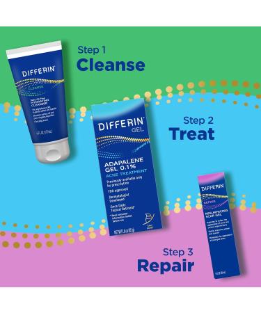 Buy Differin Resurfacing Scar Gel 1 fl oz â€“ Effective Acne Scar Treatment - Buy Online on GoSupps.com