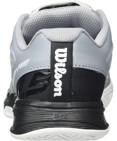 Wilson Youth Tennis Shoes RUSH PRO JR QL - All Surface Grey/Black/White Size 32 2/3 - Ideal for Every Player Type - Buy Online on GoSupps.com