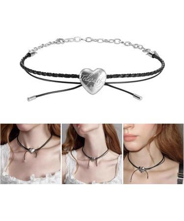 OralGos Cute Heart Pendant Necklace - Eye-Catching Stylish Chain Accessory for International Shipping - Buy Online on GoSupps.com