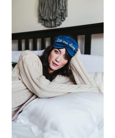MOONLIT SKINCARE Silk Sleeping Eye Mask - 100% Mulberry Silk - Cute Luxury Mask for Sleep, Travel & Gifting - Buy Online on GoSupps.com