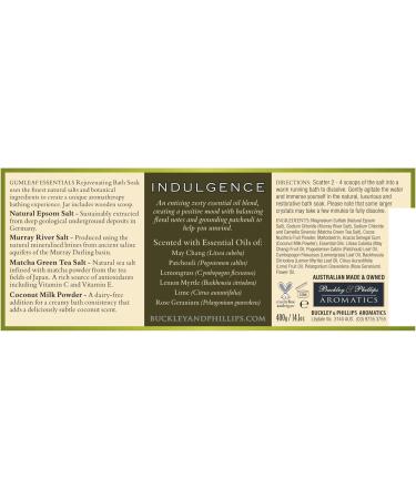 Indulgence Bath Soak 14.1oz | Cruelty Free & Vegan | 100% Pure Natural Relaxation - Buy Online on GoSupps.com