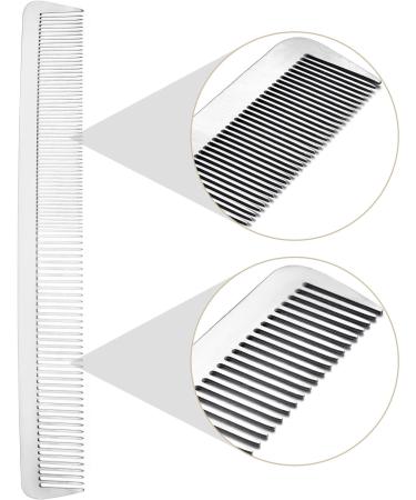 CCbeauty Stainless Steel Barber Comb Set for Men and Women - Professional Hairdressing Styling Tool with Leather Bag (#1) - Buy Online on GoSupps.com