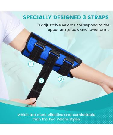 Elbow Brace for Cubital Tunnel Syndrome & Tennis Elbow - Night Support for Ulnar Nerve Relief - S/M Size for Men and Women - Left/Right Arm - Buy Online on GoSupps.com