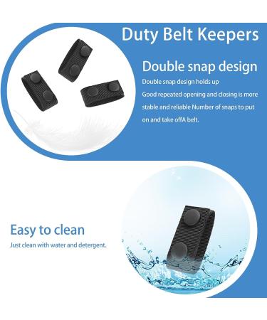 4-Pack Nylon Duty Belt Keepers - Elastic Belt Holder for 2 & 2.25 Safety Belts | Tactical Police & Military Accessories - Buy Online on GoSupps.com