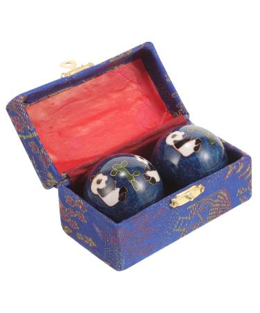 Magiclulu 2st fitness handball fitness devices fitness devices hand massage ball handball massage practical massage balls portable massage balls sport panda -box small ball massage ball