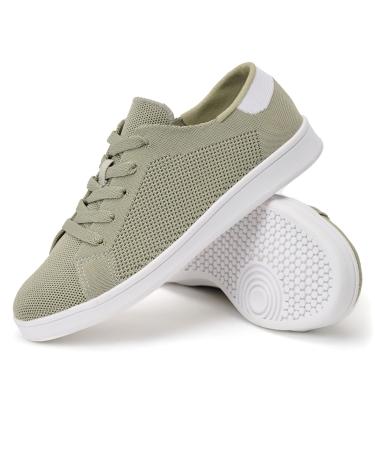 Wryweir women running shoes women sneakers sneakers sports shoes lace -up shoes hiking shoes light comfortable work shoes with soft sole mesh mesh breathable fashionable 36.5 EU green