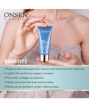 Onsen Secret Anti-Aging Face Moisturizer Cream - All Natural Organic Skin Lotion for Women | Daily Hydration & Wrinkle Reduction (35 ml) - Buy Online on GoSupps.com