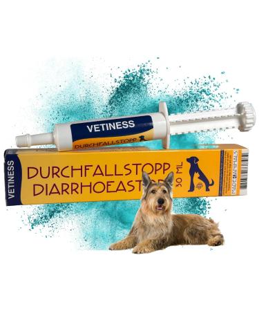 Vetiness diarrhea Paste 30 ml |In acute diarrhea dogs 15-30 kg directly into the mouth |Supported in diarrhea & vomiting - probiotics dog diarrhea dog 30 ml |Dog 15 - 30 kg - Buy Online on GoSupps.com