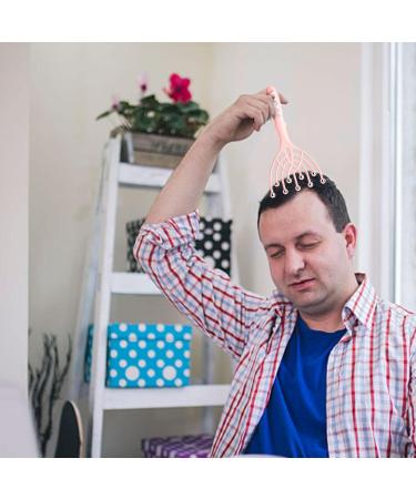 Alacritua Scalp Massage Kit - Headache Relief Roller Claw Device for Stress & Tension - Rose - Buy Online on GoSupps.com