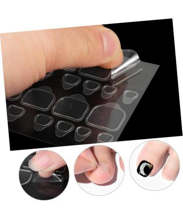  POPETPOP POPETPOP 100 sheets long press on nails nail tape to press on nails false nail stickers nail glue sticky tabs for nails - Buy Online on GoSupps.com
