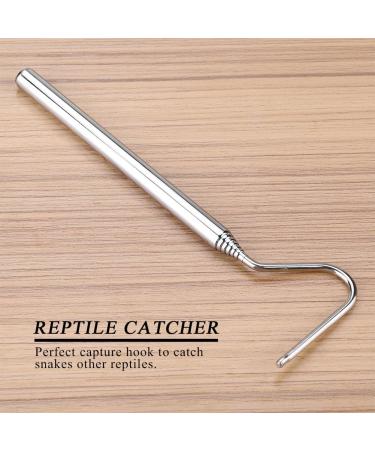 Stainless Steel Snake Hook - Extendable 16.5-68cm - Reptile Catcher Tool for Controlling and Moving Snakes - Buy Online on GoSupps.com