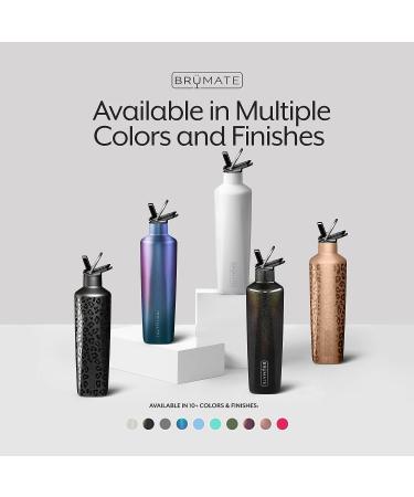 Br Mate ReHydration 25oz Insulated Water Bottle with Straw - Leakproof Stainless Steel Canteen - Dark Aura - Buy Online on GoSupps.com