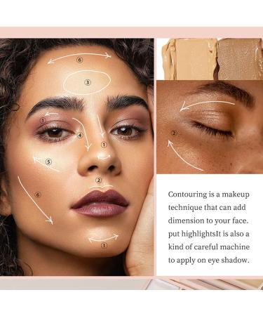 6 Colors Exquisite Cosmetic Plate with Mirror for Face Contouring, Highlighting, and Correcting. Concealer, Blush, and Brush Included. Perfect Solution for Dark Circles, Redness, Acne, and Blemishes - Buy Online on GoSupps.com