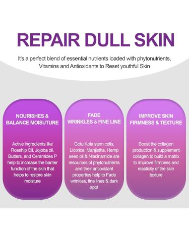 Ultra Reset Anti Aging Cream - Reduce Wrinkles & Fine Lines Boost Firmness & Elasticity with Gotu Kola Collagen Retinol & Hyaluronic Acid - Shop Internationally - Buy Online on GoSupps.com