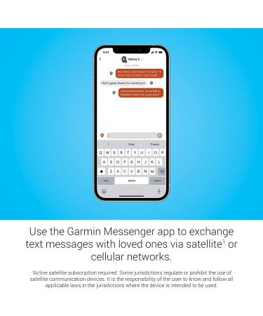Garmin inReach Messenger: Global Two-Way Satellite Communicator - Buy Online on GoSupps.com