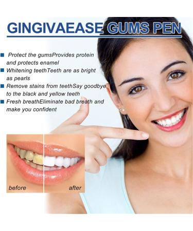Gingivaease Gums Pen & Dentizen Gum Therapy Gel - Tooth Whitening & Elevation Set (2 Pieces) | International Shipping Available - Buy Online on GoSupps.com