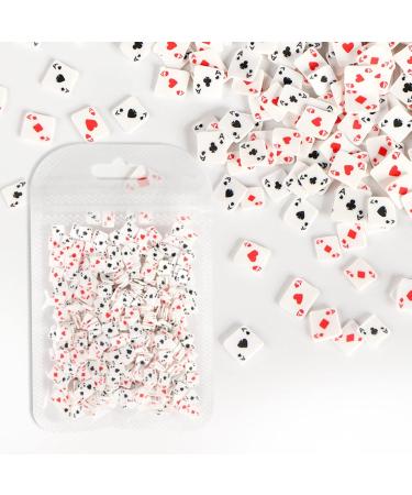 Playing Card Slices for 5mm Klei Mud Particles Animal Clays Nail Art Supplies Making Playing Card Slider - Buy Online on GoSupps.com