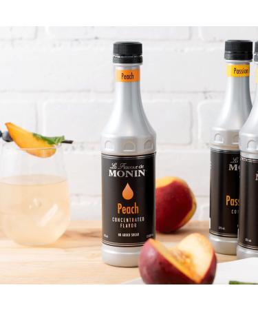 Monin Concentrated Flavours - Peach No Added Sugar syrup 375ml - Buy Online on GoSupps.com
