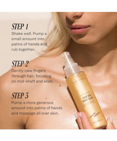 CUV E BEAUTY Cuvee Hair and Body Glow - Hydrating Shimmer for Hair & Skin | Champagne-Infused Frizz Control Color Safe - 3 fl oz - Buy Online on GoSupps.com