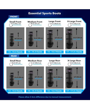 Harrison Howard Horse Sport Medicine Front Shock-Absorbing Boots All-Round Lower Limb Protection & Support Sport Boots Perfect for Endurance Training and Performance Pack of 4 Piano Black L - Buy Online on GoSupps.com