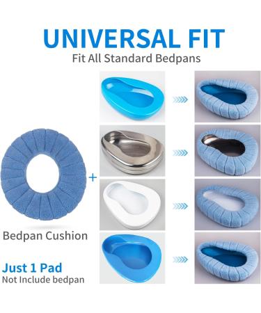 Non-Slip Buffer Bedpan Cushion | Warm Pad Cover for Elderly & Disabled | Soft Mat for Potty Healthcare - Buy Online on GoSupps.com